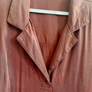 GAP XXL canvas/trench coat style collared dress